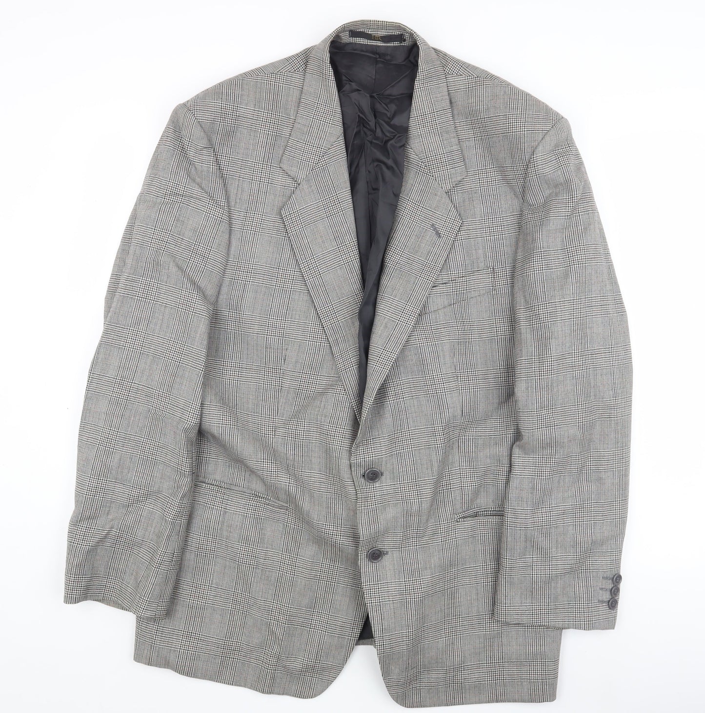 Mens UK Size 44 HR Tailoring Regular Grey Suit Jacket