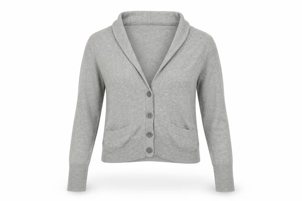 Womens UK Size L American Eagle Outfitters Grey Cardigan Jumper