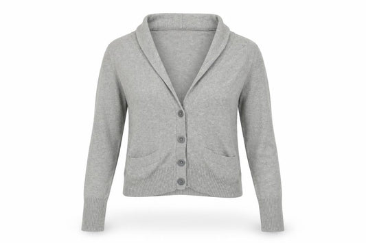Womens UK Size L American Eagle Outfitters Grey Cardigan Jumper