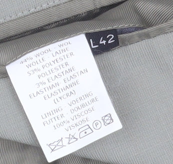 Mens UK Size 42 Milan Collection Regular Beige Suit Jacket