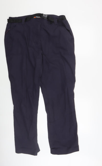 Peter Storm Men's Black Regular Fit Trousers Size 16