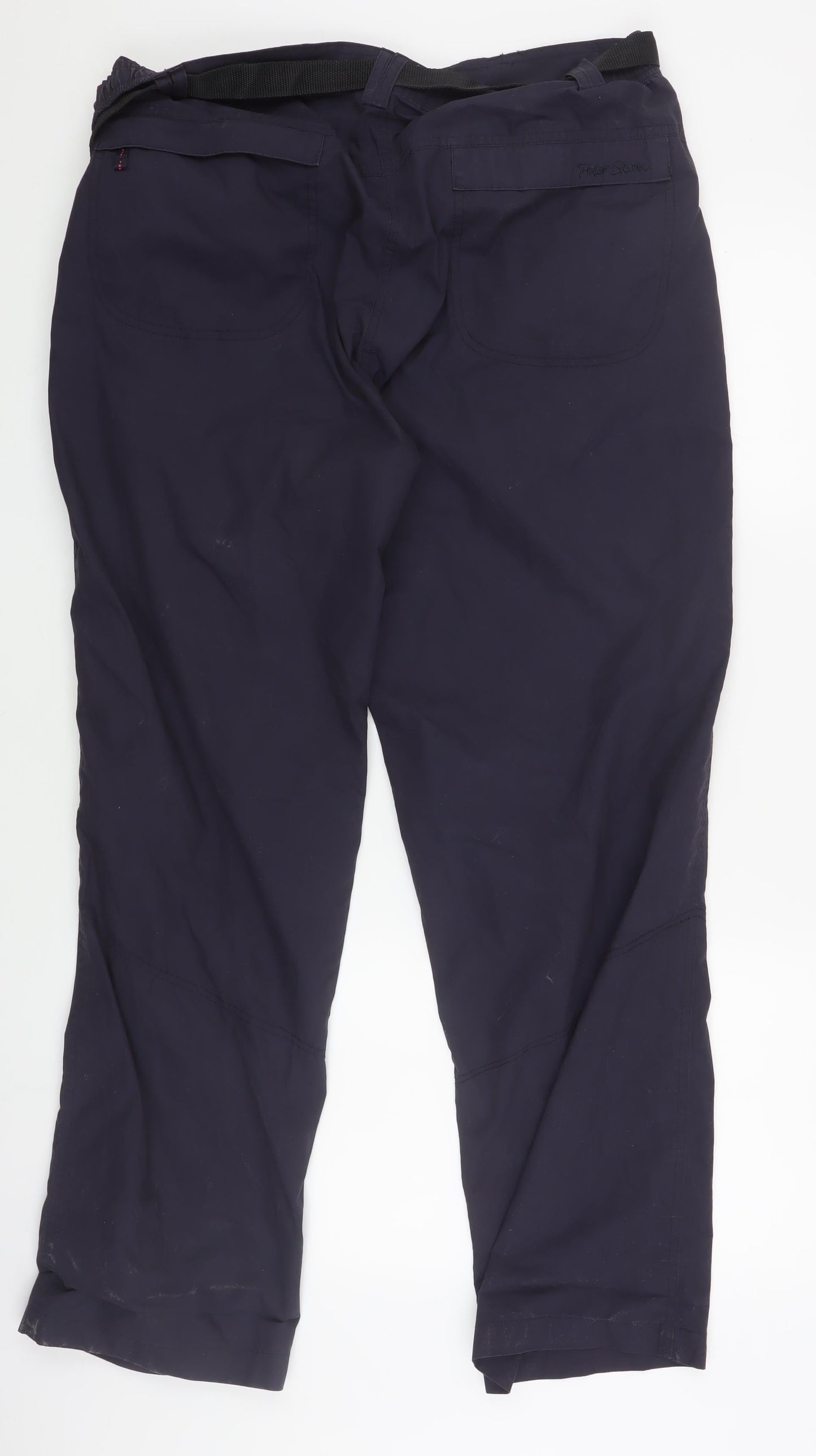 Peter Storm Men's Black Regular Fit Trousers Size 16