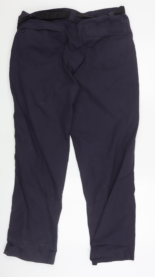 Peter Storm Men's Black Regular Fit Trousers Size 16