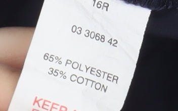 Peter Storm Men's Black Regular Fit Trousers Size 16