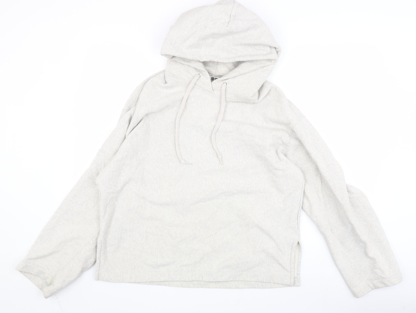 Mens UK Size S Uniqlo Grey Pullover Hoodie