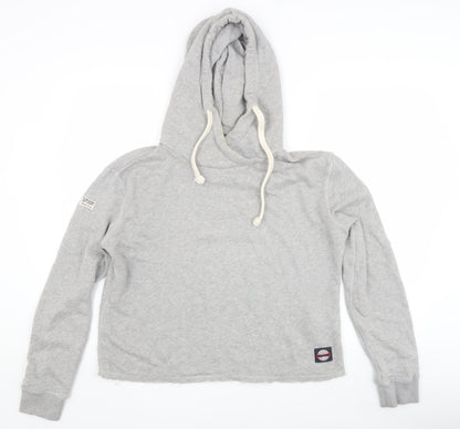 Unisex Adults UK Size S Superdry Grey Pullover Hoodie