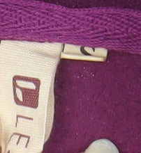Women's Purple Pullover Hoodie, Size C, Logo Accents