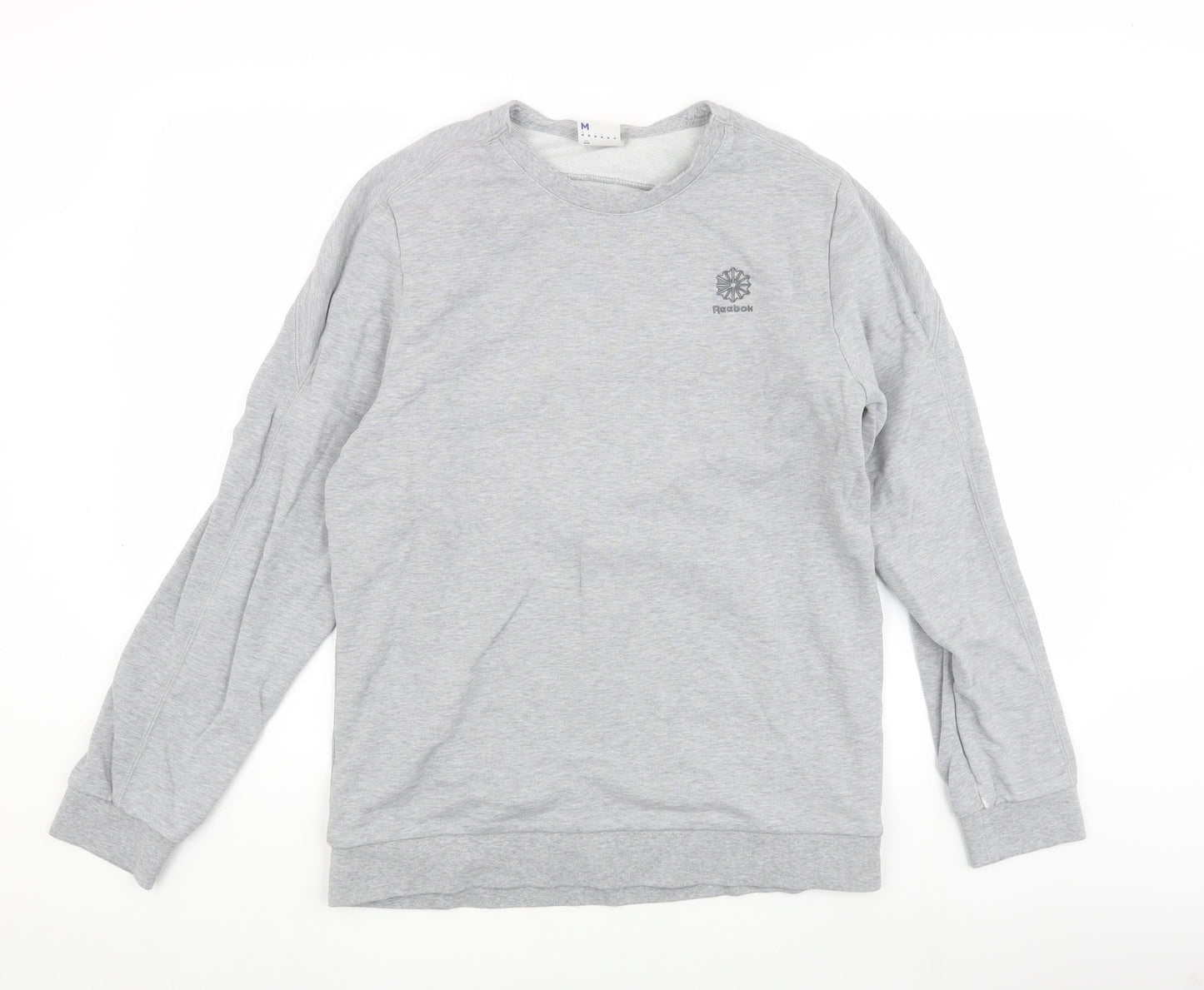 Mens UK Size M Reebok Grey Pullover Sweatshirt