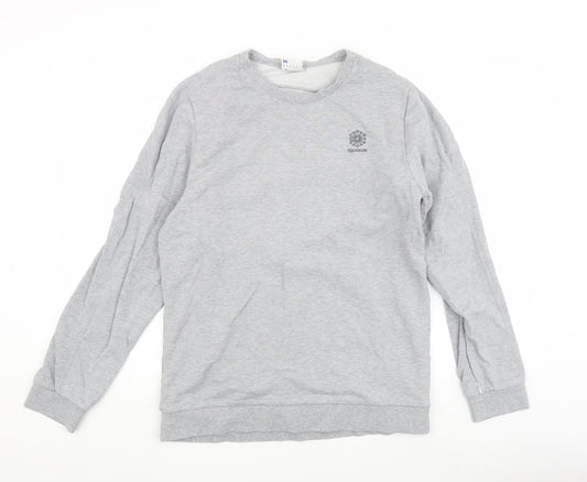 Mens UK Size M Reebok Grey Pullover Sweatshirt
