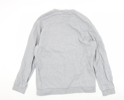 Mens UK Size M Reebok Grey Pullover Sweatshirt