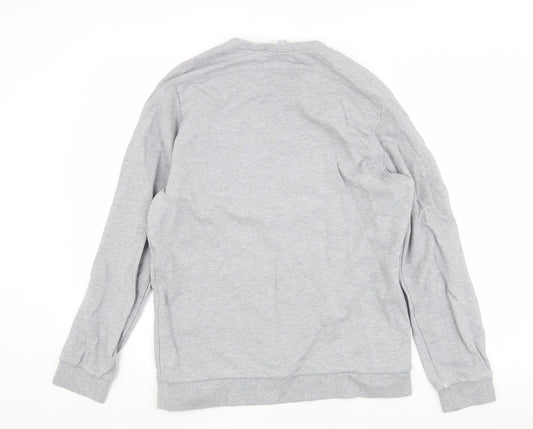 Mens UK Size M Reebok Grey Pullover Sweatshirt