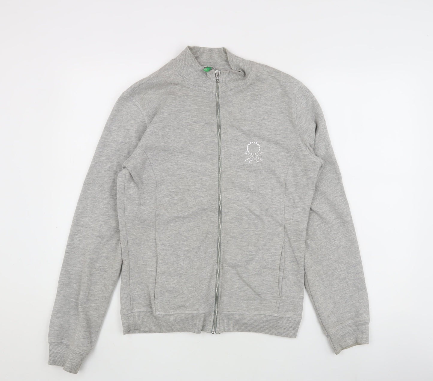 United Colors of Benetton Women's Grey Track Jacket M