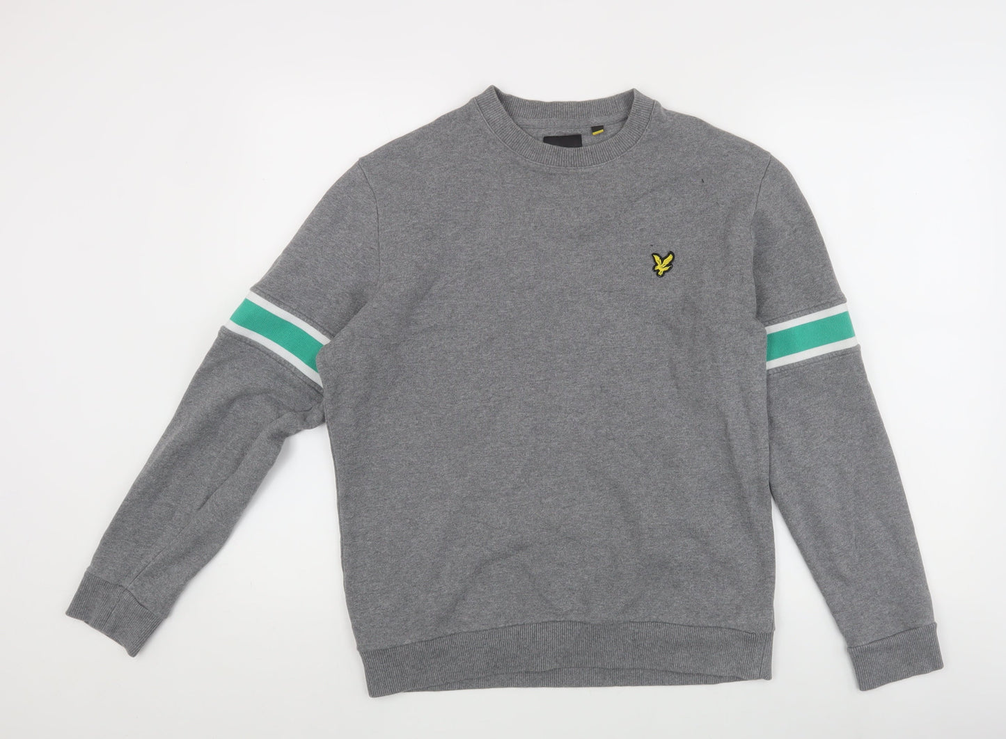 Mens UK Size L Lyle & Scott Grey Pullover Sweatshirt