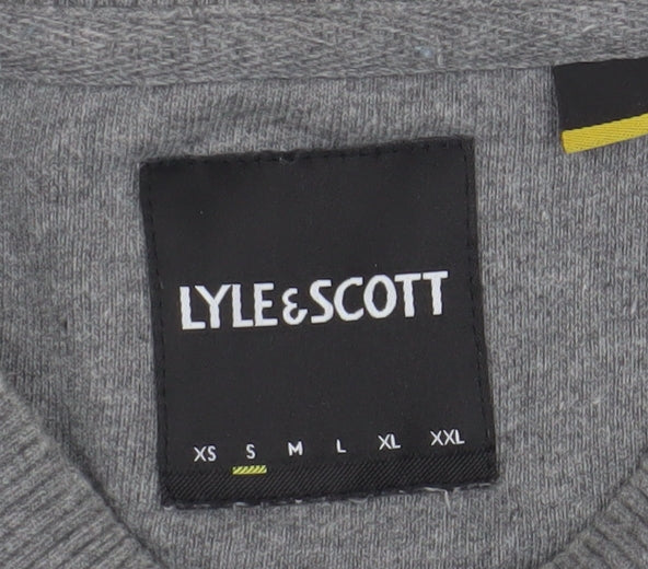 Mens UK Size L Lyle & Scott Grey Pullover Sweatshirt