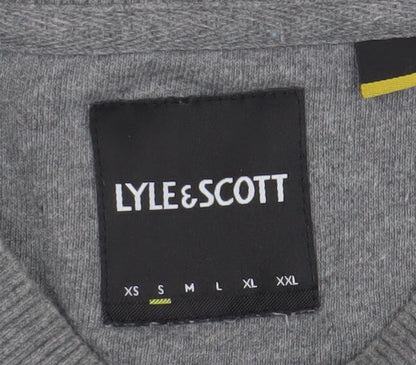 Mens UK Size L Lyle & Scott Grey Pullover Sweatshirt