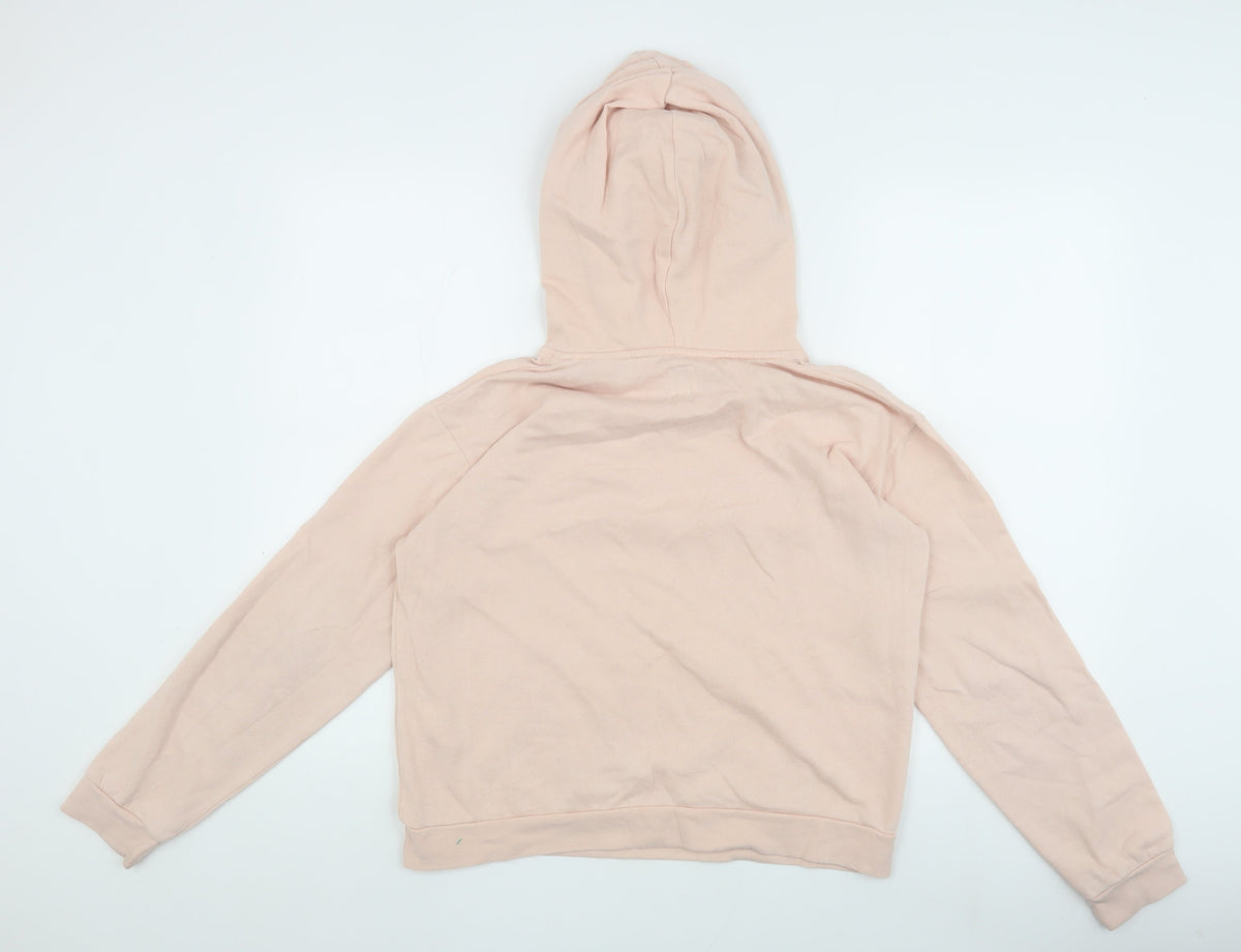 Womens UK Size 10 Jack Wills Pink Pullover Hoodie