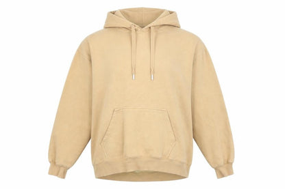 Mens UK Size S Pull & Bear Beige Pullover Hoodie