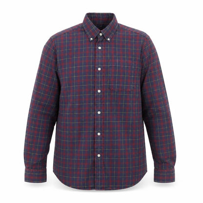 Gap Men's Multicoloured Slim Fit Check Shirt M