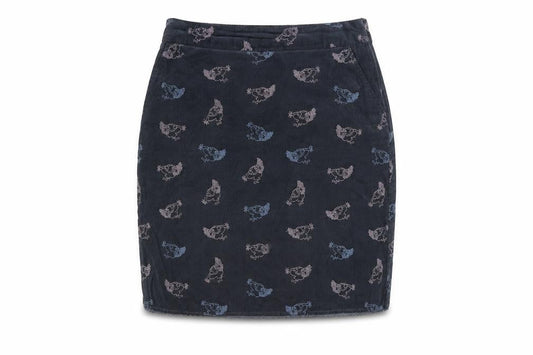 White Stuff Women's Black Animal Print Pencil Skirt 10