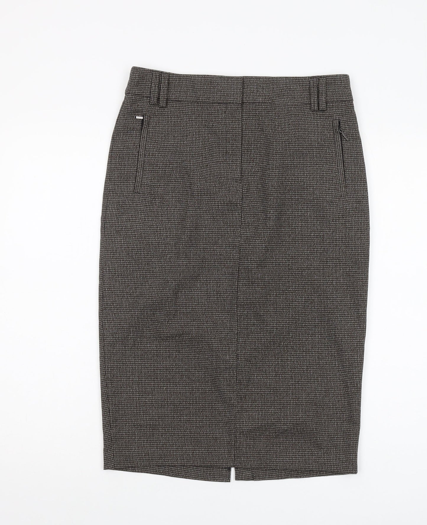 Marks and Spencer Women's Brown Pencil Skirt - Size 10