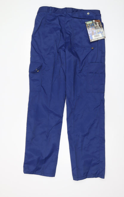 Snickers Men's Blue Cargo Trousers, Size 50, New