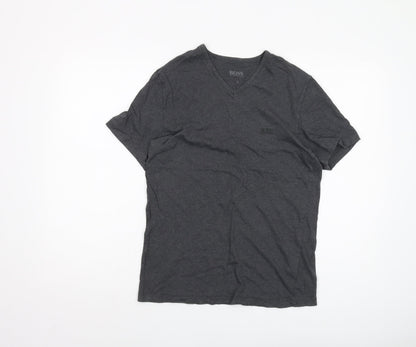 Mens UK Size S HUGO BOSS Grey  T-Shirt