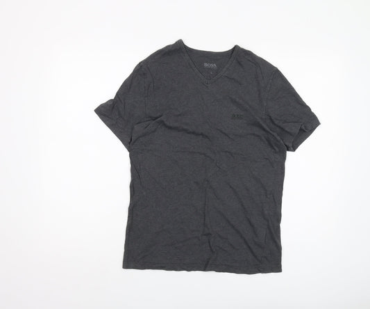 Mens UK Size S HUGO BOSS Grey  T-Shirt