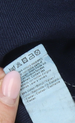 Mens UK Size L River Island Regular Fit Straight Blue Jeans