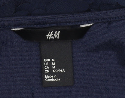 H&M Women's Blue Shift Dress, Size 12
