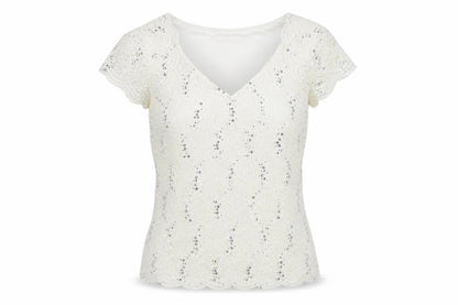 Womens UK Size 10 Jacques Vert Ivory  Blouse