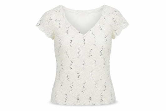 Womens UK Size 10 Jacques Vert Ivory  Blouse
