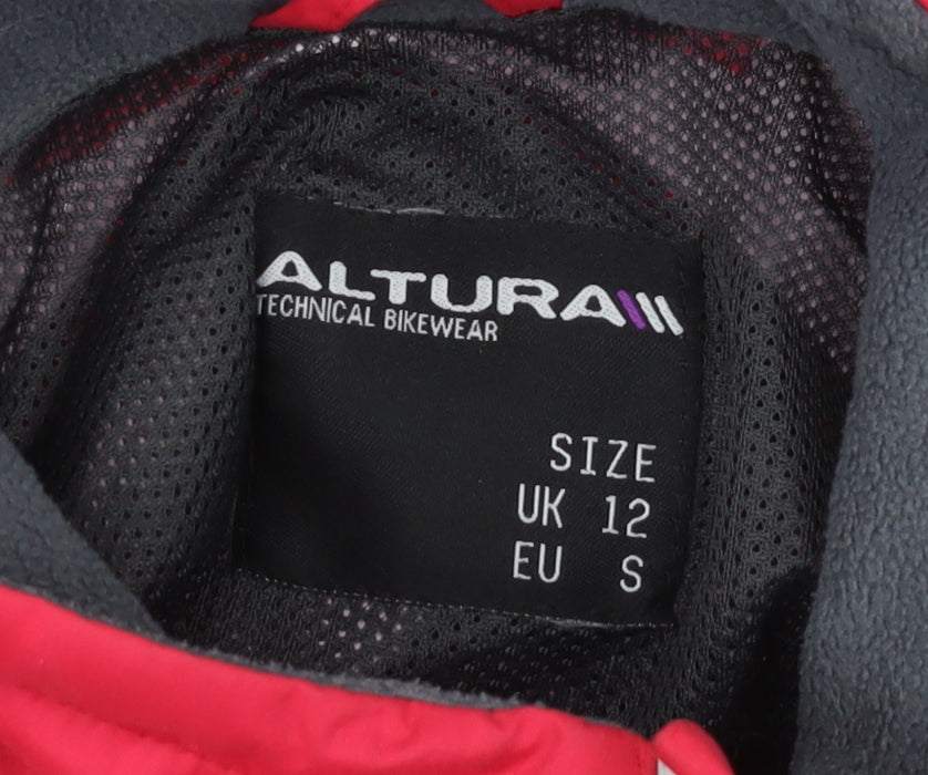 Womens UK Size 12 Altura Red Windbreaker Coat