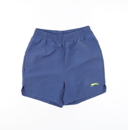 Slazenger Boys Blue Athletic Shorts 9-10 Years