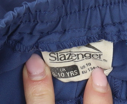 Slazenger Boys Blue Athletic Shorts 9-10 Years