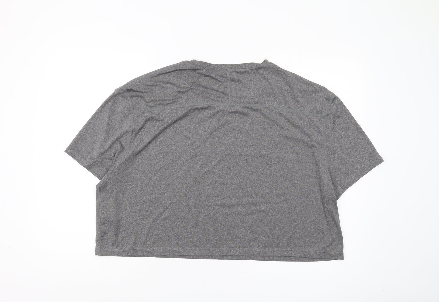 Pink Soda Sport Women's Grey T-Shirt, Size 22