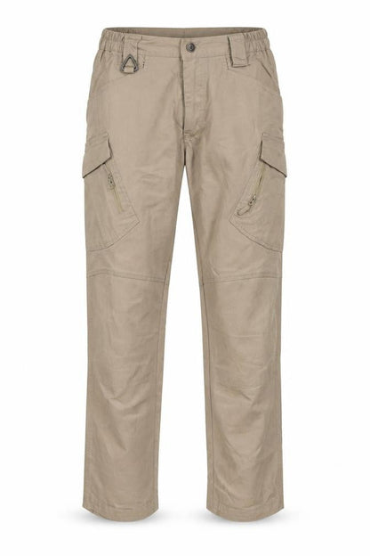 Mens UK Size M Tactical Pants Regular Fit Cargo Beige Trousers