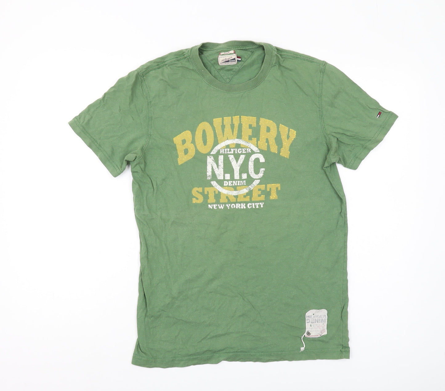 Tommy Hilfiger Men’s Green Graphic T-Shirt Size S