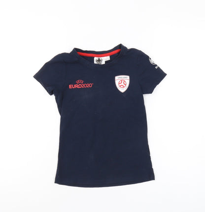 Boys Blue UEFA Euro 2020 England T-Shirt 6-7 Years