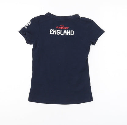Boys Blue UEFA Euro 2020 England T-Shirt 6-7 Years