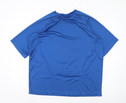 Wilson Men's Blue 2XL Basic T-Shirt for Gym & Training