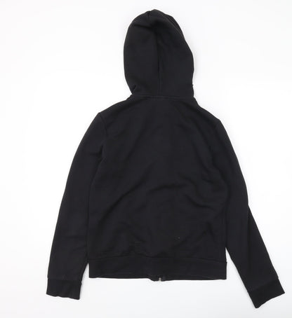 adidas Women Black Full Zip Hoodie Size M