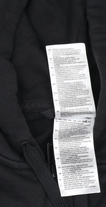 adidas Women Black Full Zip Hoodie Size M