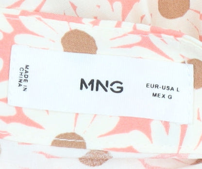 MNG Women's Multicoloured A-Line Midi Skirt L