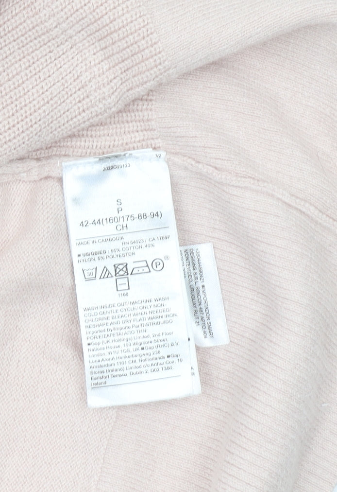 Gap Women's Beige Cardigan, Size S, Long Sleeve