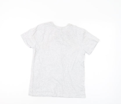 Minecraft Boys Grey Graphic Print T-Shirt 10 Years