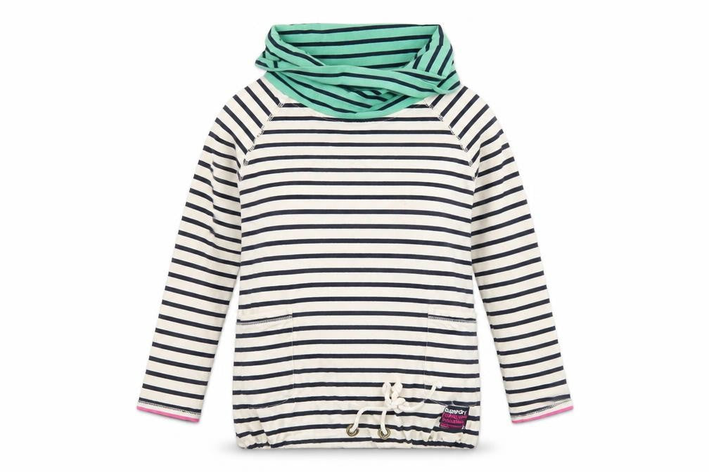 Womens UK Size M Superdry Multicoloured Pullover Sweatshirt