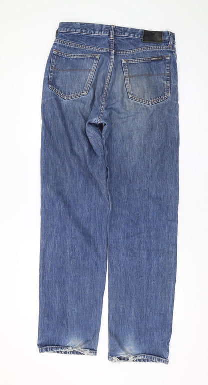 Cerruti Men's Blue Straight Leg Jeans Size 32