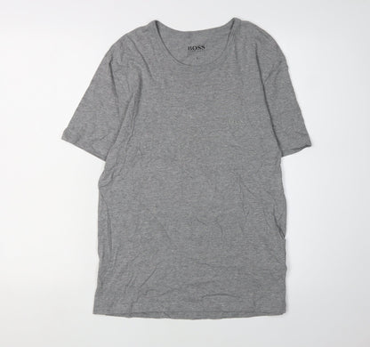 Mens UK Size S Boss Grey  T-Shirt