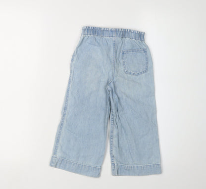 GAP Girls Blue Wide-Leg Jeans 3 Years