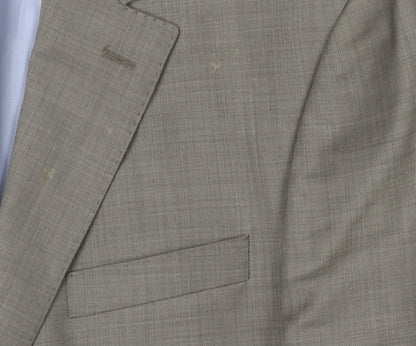 Mens UK Size 42 Daniel Hechter Regular Beige Suit Jacket